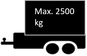 Max. 2500 kg